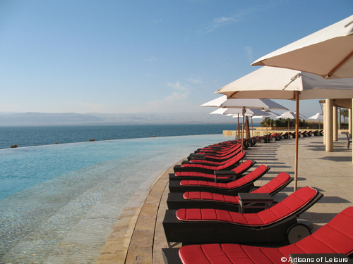 81-Kempinski Ishtar Dead Sea - one of the pools.JPG